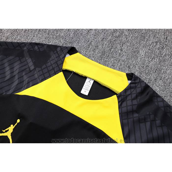 Chandal del Paris Saint-Germain Jordan Manga Corta 2023-2024 Negro - Pantalon Corto
